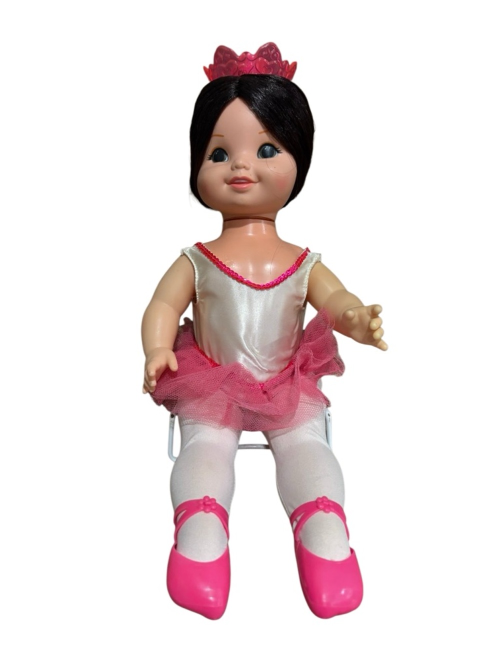 Vintage 1972 Mattel Dancerella Doll 19” Working Dancing Ballerina Clean Battery